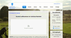 Desktop Screenshot of golfclub-reinfeld.de